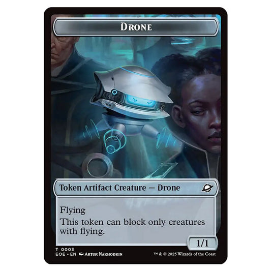 Drone 0003 card from the Magic The Gathering set Edge of Eternities - Tokens