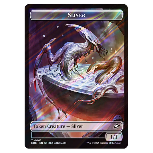 Sliver 0001 card from the Magic The Gathering set Edge of Eternities - Tokens
