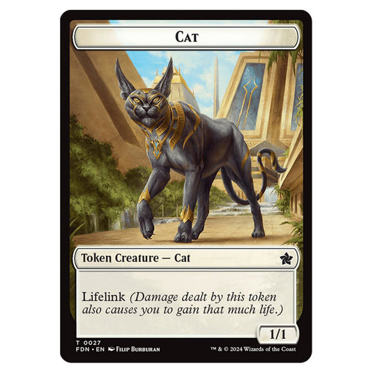 Magic The Gathering - Foundations Tokens - Cat