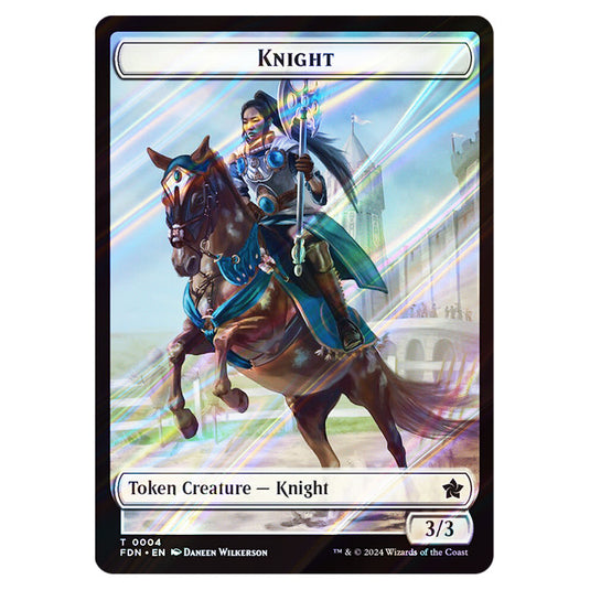 Magic The Gathering - Foundations Tokens - Knight