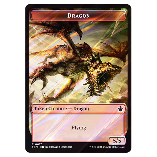 Magic The Gathering - Foundations Tokens - Dragon