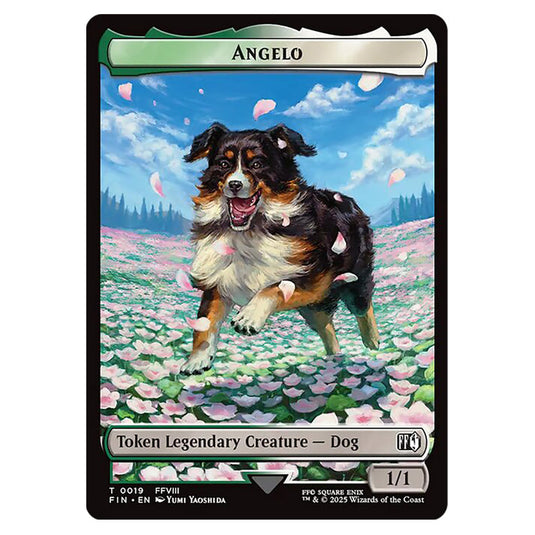 Angelo 0019 card from the Magic The Gathering set Universes Beyond - Final Fantasy - Tokens