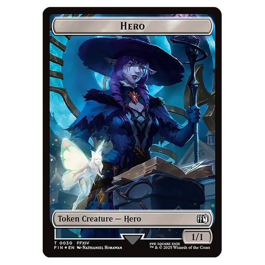 Hero 0030 card from the Magic The Gathering set Universes Beyond - Final Fantasy - Tokens