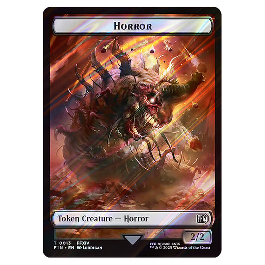 Horror 0013 card from the Magic The Gathering set Universes Beyond - Final Fantasy - Tokens