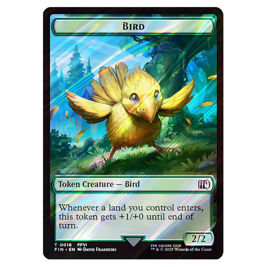 Bird 0016 card from the Magic The Gathering set Universes Beyond - Final Fantasy - Tokens