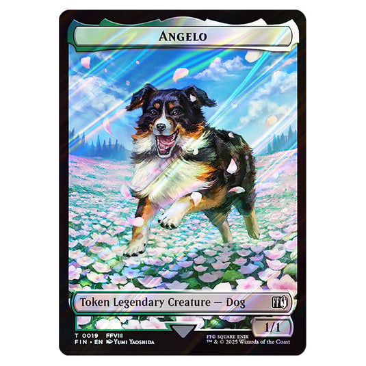 Angelo 0019 card from the Magic The Gathering set Universes Beyond - Final Fantasy - Tokens