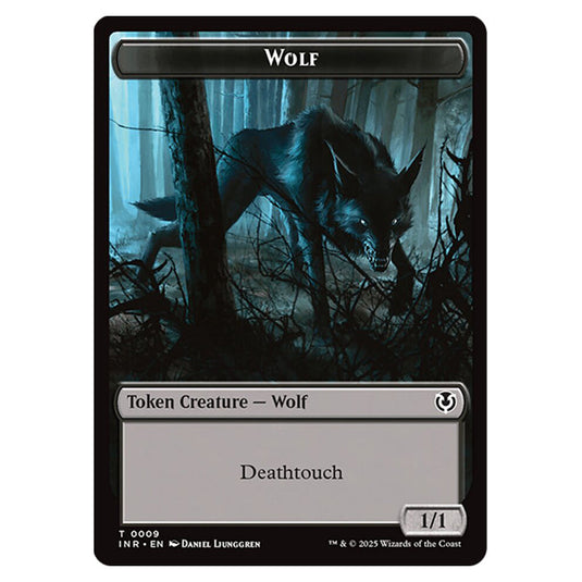 Wolf 0009 card from the Magic The Gathering set Innistrad Remastered Tokens