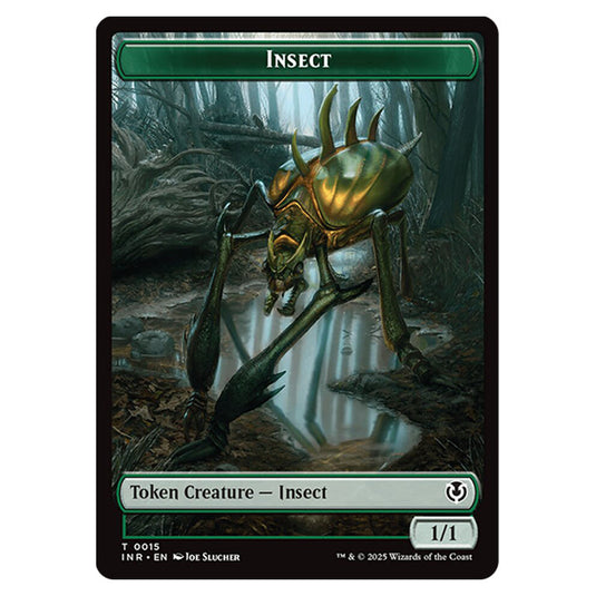 Insect 0015 card from the Magic The Gathering set Innistrad Remastered Tokens