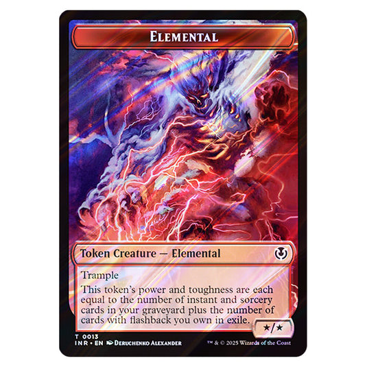 Elemental 0013 card from the Magic The Gathering set Innistrad Remastered Tokens