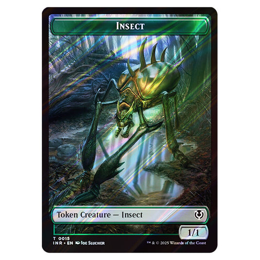 Insect 0015 card from the Magic The Gathering set Innistrad Remastered Tokens