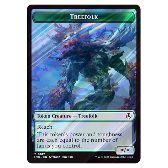 Treefolk 0017 card from the Magic The Gathering set Innistrad Remastered Tokens