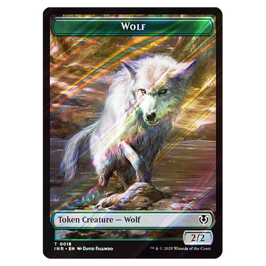 Wolf 0018 card from the Magic The Gathering set Innistrad Remastered Tokens