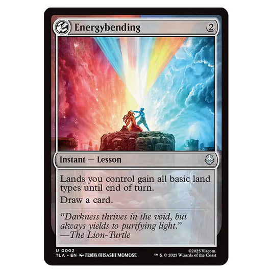 Energybending 0002 card from the Magic The Gathering set Avatar The Last Airbender