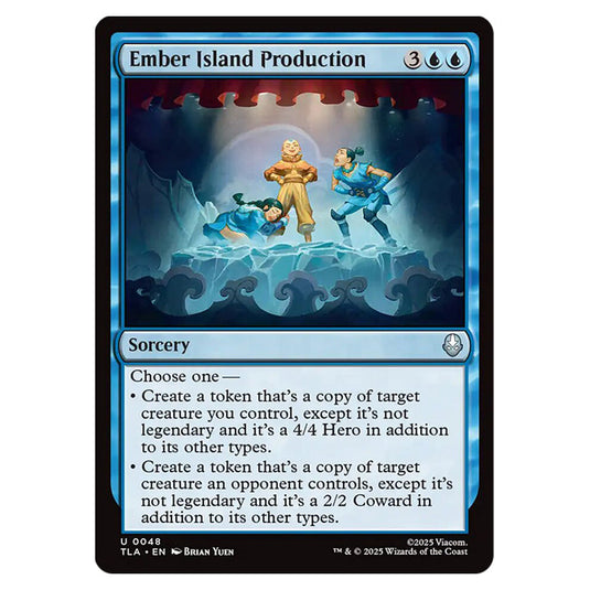 Ember Island Production 0048 card from the Magic The Gathering set Avatar The Last Airbender