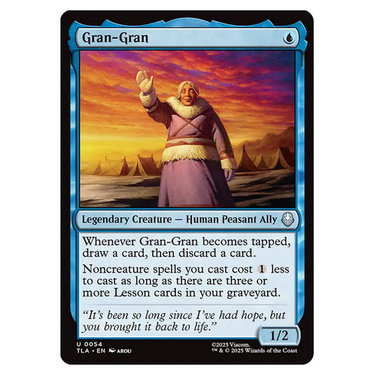 Gran-Gran 0054 card from the Magic The Gathering set Avatar The Last Airbender