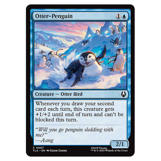 Otter-Penguin 0067 card from the Magic The Gathering set Avatar The Last Airbender