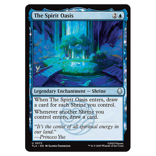 The Spirit Oasis 0072 card from the Magic The Gathering set Avatar The Last Airbender