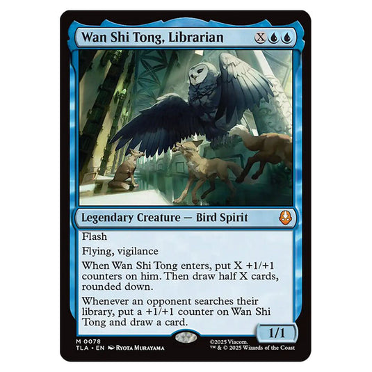 Wan Shi Tong, Librarian 0078 card from the Magic The Gathering set Avatar The Last Airbender
