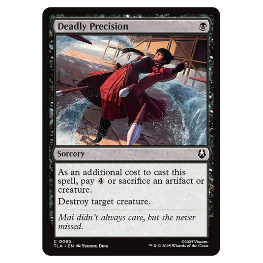 Deadly Precision 0095 card from the Magic The Gathering set Avatar The Last Airbender