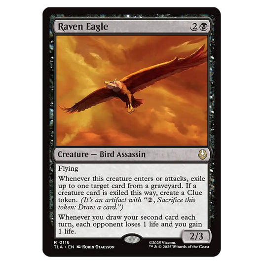 Raven Eagle 0116 card from the Magic The Gathering set Avatar The Last Airbender