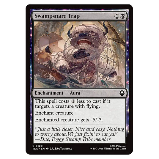 Swampsnare Trap 0120 card from the Magic The Gathering set Avatar The Last Airbender