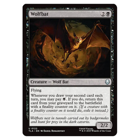Wolfbat 0122 card from the Magic The Gathering set Avatar The Last Airbender