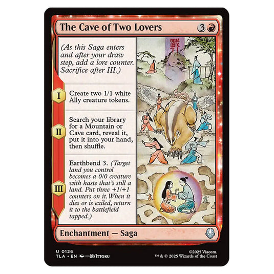 The Cave of Two Lovers 0126 card from the Magic The Gathering set Avatar The Last Airbender