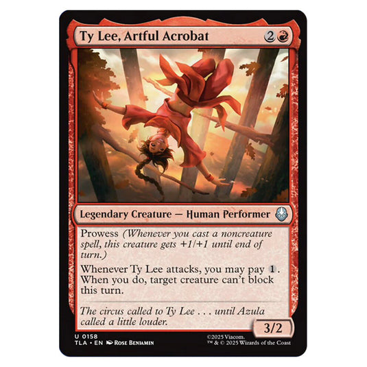 Ty Lee, Artful Acrobat 0158 card from the Magic The Gathering set Avatar The Last Airbender