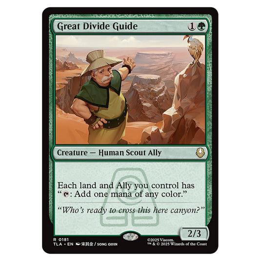 Great Divide Guide 0181 card from the Magic The Gathering set Avatar The Last Airbender