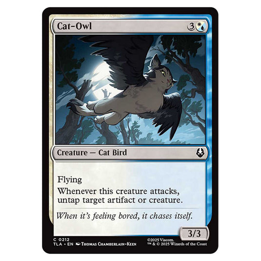 Cat-Owl 0212 card from the Magic The Gathering set Avatar The Last Airbender