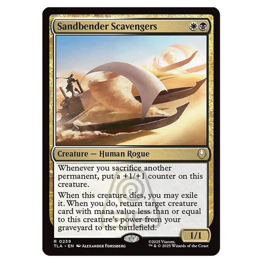 Sandbender Scavengers 0239 card from the Magic The Gathering set Avatar The Last Airbender