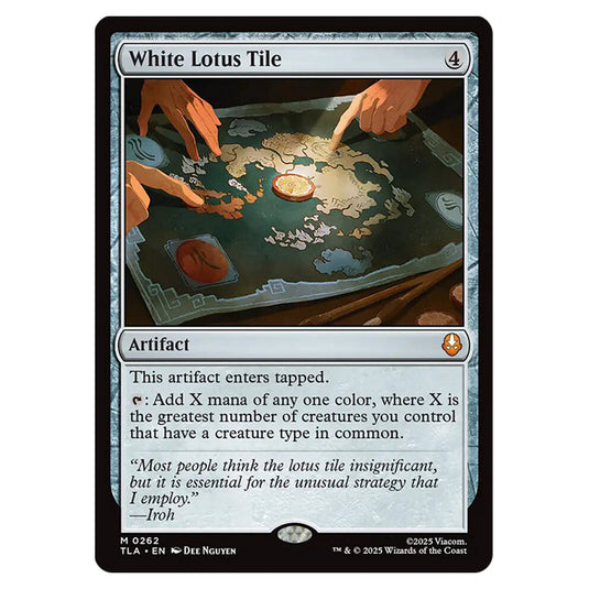White Lotus Tile 0262 card from the Magic The Gathering set Avatar The Last Airbender