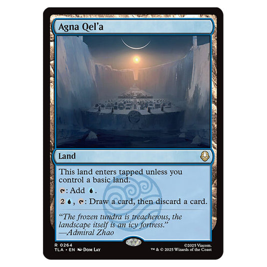 Agna Qel'a 0264 card from the Magic The Gathering set Avatar The Last Airbender