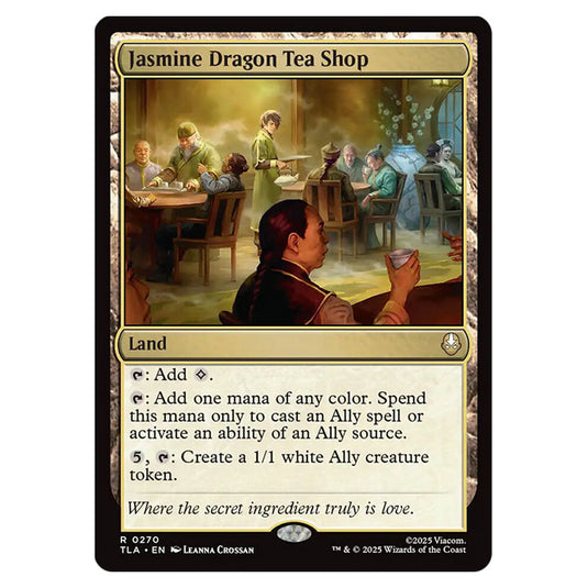 Jasmine Dragon Tea Shop 0270 card from the Magic The Gathering set Avatar The Last Airbender