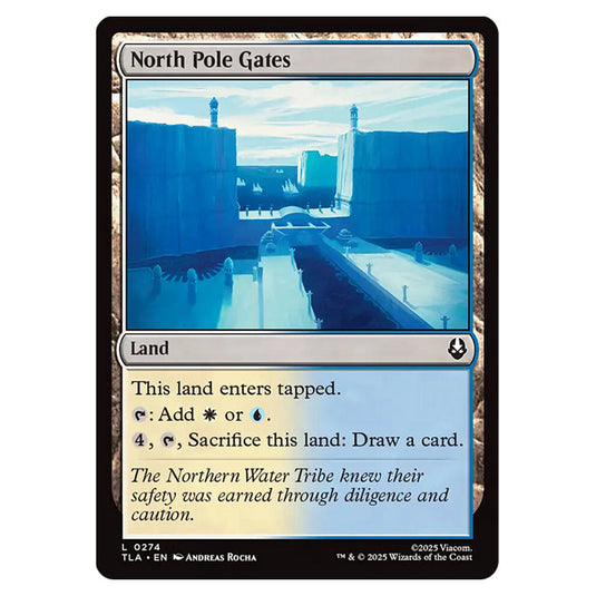 North Pole Gates 0274 card from the Magic The Gathering set Avatar The Last Airbender