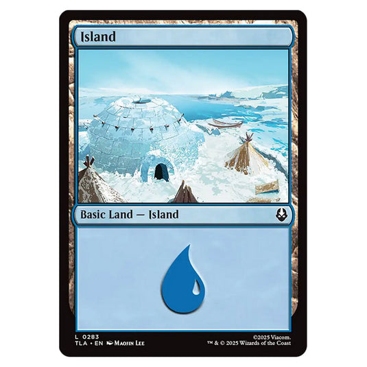 Island 0283 card from the Magic The Gathering set Avatar The Last Airbender