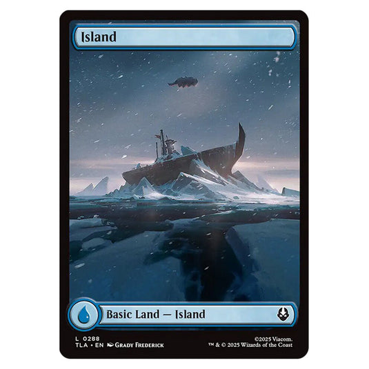 Island 0288 card from the Magic The Gathering set Avatar The Last Airbender