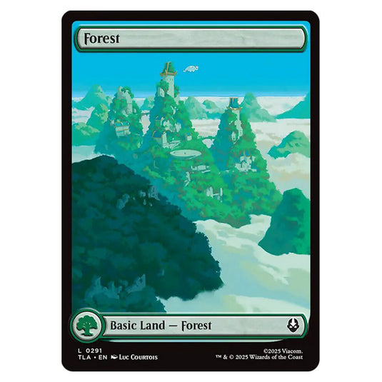 Forest 0291 card from the Magic The Gathering set Avatar The Last Airbender