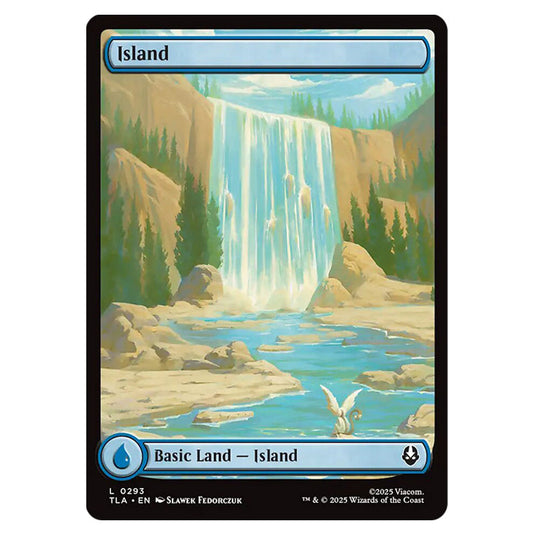 Island 0293 card from the Magic The Gathering set Avatar The Last Airbender