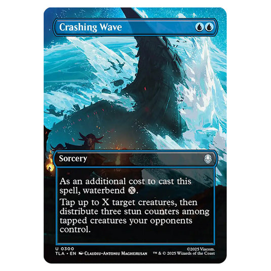Crashing Wave 0300 card from the Magic The Gathering set Avatar The Last Airbender