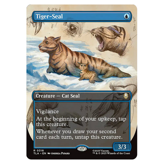 Tiger-Seal 0318 card from the Magic The Gathering set Avatar The Last Airbender