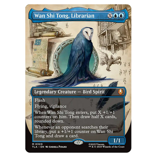 Wan Shi Tong, Librarian 0320 card from the Magic The Gathering set Avatar The Last Airbender