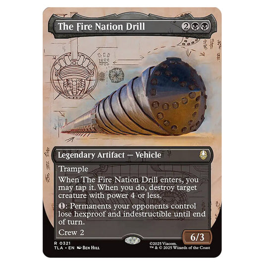 The Fire Nation Drill 0321 card from the Magic The Gathering set Avatar The Last Airbender