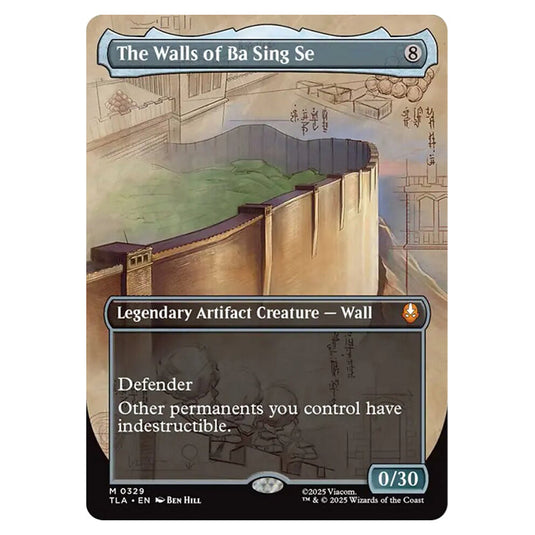 The Walls of Ba Sing Se 0329 card from the Magic The Gathering set Avatar The Last Airbender