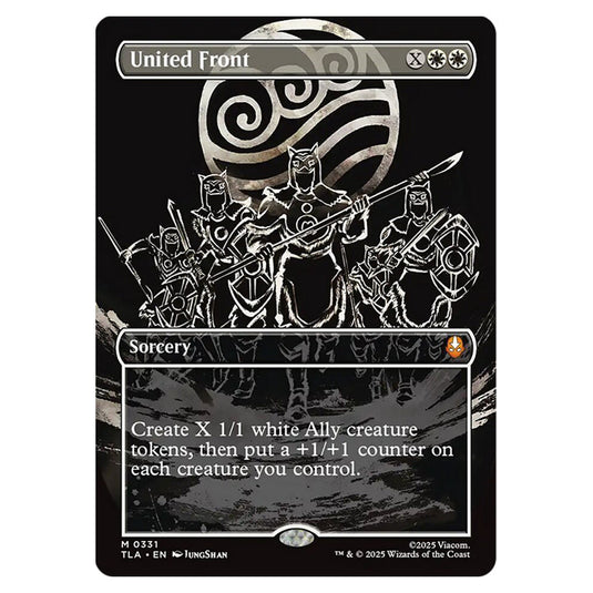 United Front 0331 card from the Magic The Gathering set Avatar The Last Airbender