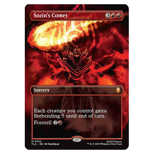 Sozin's Comet 0332 card from the Magic The Gathering set Avatar The Last Airbender