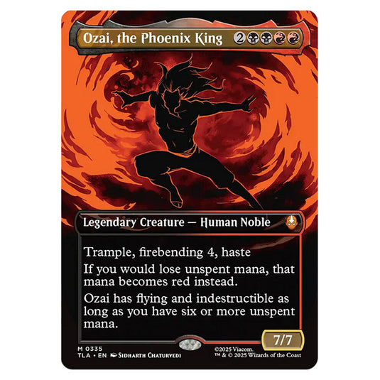 Ozai, the Phoenix King 0335 card from the Magic The Gathering set Avatar The Last Airbender