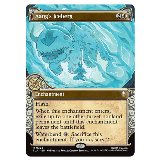 Aang's Iceberg 0336 card from the Magic The Gathering set Avatar The Last Airbender