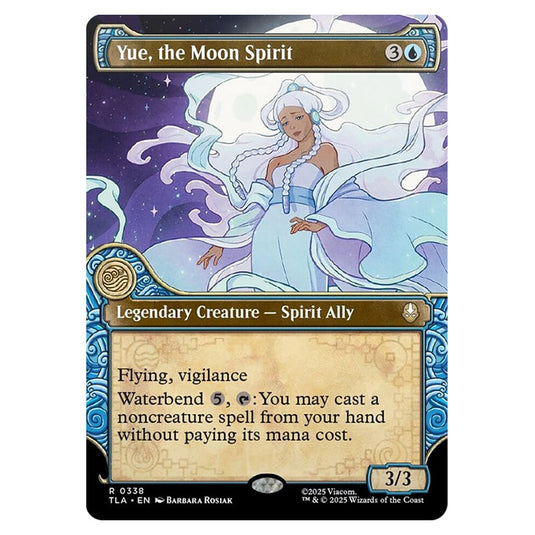 Yue, the Moon Spirit 0338 card from the Magic The Gathering set Avatar The Last Airbender
