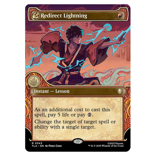 Redirect Lightning 0343 card from the Magic The Gathering set Avatar The Last Airbender